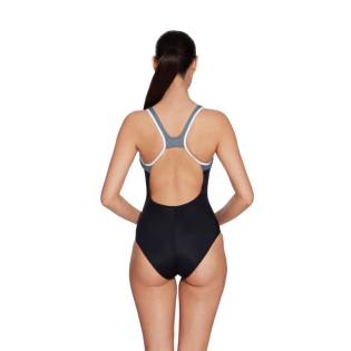 Zoggs Tokyo Iceback One Piece Black / Grey