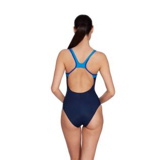 Zoggs Tokyo Iceback One Piece Navy Blue / Blue