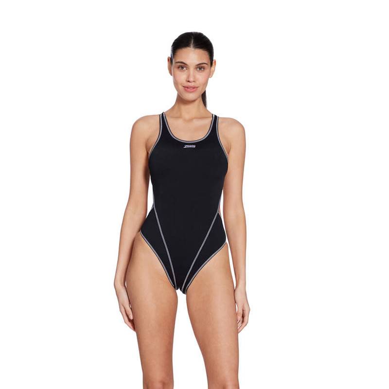 Zoggs Bañador Melbourne Haxback Negro