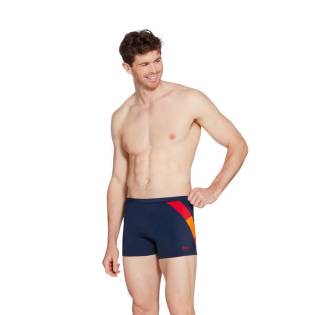 Zoggs Sydney Boxer 27 Navy Blue / Red