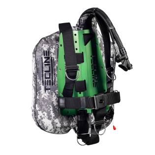 Tecline Pack Peanut 11 / 13 / 16 / 21 DIR Harness Alu BP Camo
