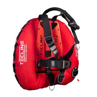 Tecline Pack Donut 17 / 22 Special Edition DIR Harness ALU BP Red