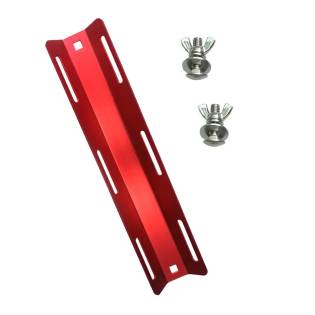 Metalsub Aluminum Single Cylinder Adapter Red