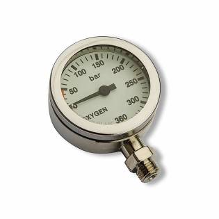 DTD Pressure Gauge Oxygen 52mm 300bar