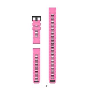 Garmin QuickFit 26 / 22 / 20  Silicone Strap with Extension Pink