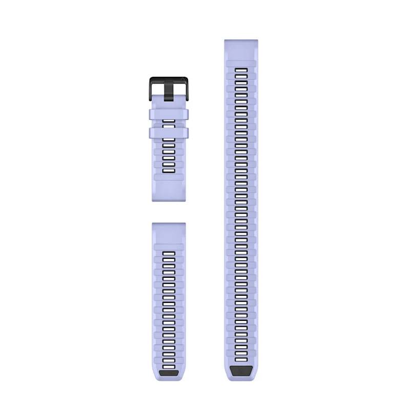 Garmin QuickFit 26 / 22 / 20  Silicone Strap with Extension Violet