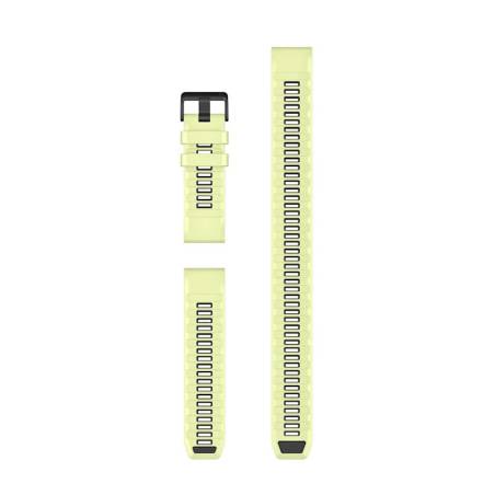 Garmin Correa Silicona QuickFit 26 /22 / 20 con Alargador Amarillo
