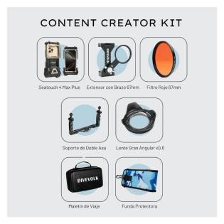 Divevolk Seatouch 4 Max Plus Kit Completo Creador de Contenido
