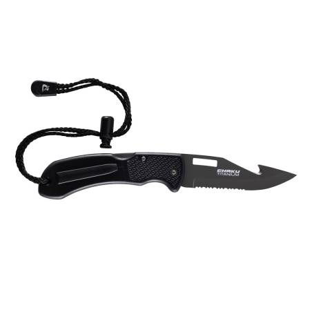 Cressi Chaku Titanium Folding Black Knife