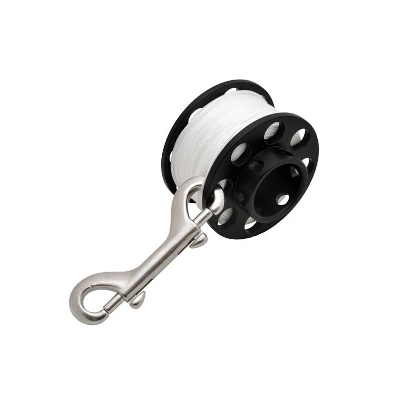 DTD Spool 30m Aguas Frías con Mosquetón Inox