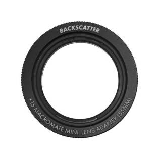 Backscatter 55mm Lens Adapter for +15 MACROMATE Mini + Sharp Wide Lens Pro QRS-02 Mount