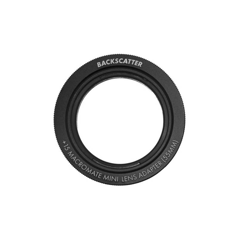 Backscatter 55mm Lens Adapter for +15 MACROMATE Mini + Sharp Wide Lens Pro QRS-02 Mount