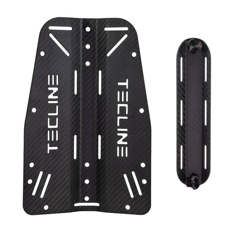 Tecline Set Placa y Adaptador Carbono