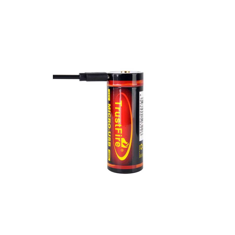 Trustfire 26650 Rechargeable Battery 5000mAh with USB Port