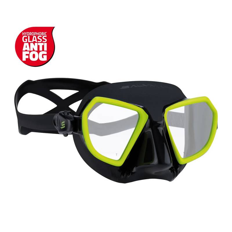 Salvimar Noah Antifog Mask Black / Acid Green