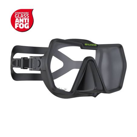 Salvimar Máscara Drake Antifog Correa Silicona Negro