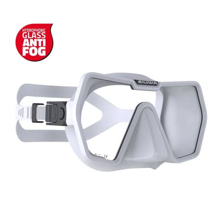 Salvimar Drake Silicone Strap Antifog Mask White