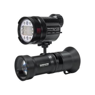 Backscatter Hybrid Flash HF-1 with Snoot OS-3