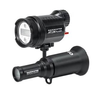 Backscatter Atom Flash Underwater Strobe AF-1 / Snoot OS-2 Combo Package