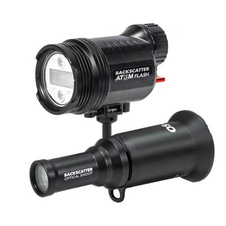 Backscatter Atom Flash Underwater Strobe AF-1 / Snoot OS-2 Combo Package