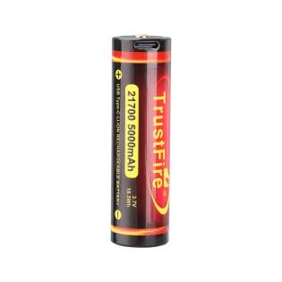 Trustfire Batería Recargable 21700 5000mAh con puerto USB