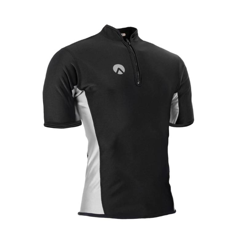 Sharkskin Chillproof Short Sleeve with Chest Zip Man