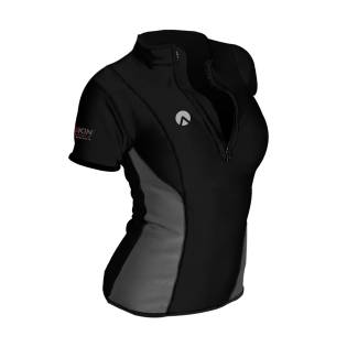 Sharkskin Camiseta Manga Corta Chillproof Cremallera Mujer