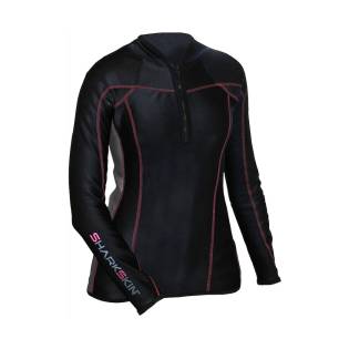 Sharkskin Camiseta Manga Larga Chillproof Cremallera Mujer