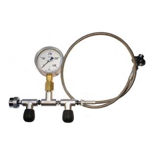 Metalsub Oxygen Decanting Hose NEVOC W30x2 to DIN 200/300