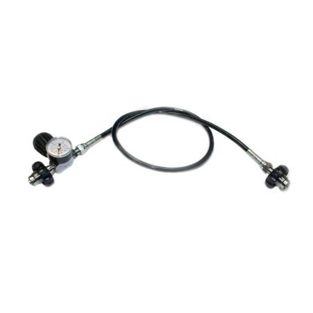 Metalsub Decanting Hose DIN 200/300 with Pressure Gauge