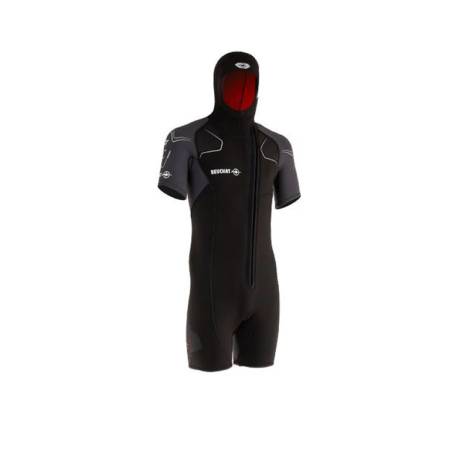 Beuchat Shorty Suit Focea Comfort 7 with Hood 5mm Man