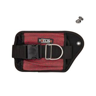 Tecline Kevlar Double Weight Pocket Left Red