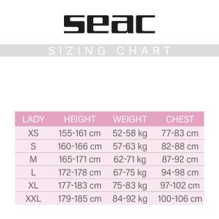 Seac Traje Seco Warmdry 4mm Mujer
