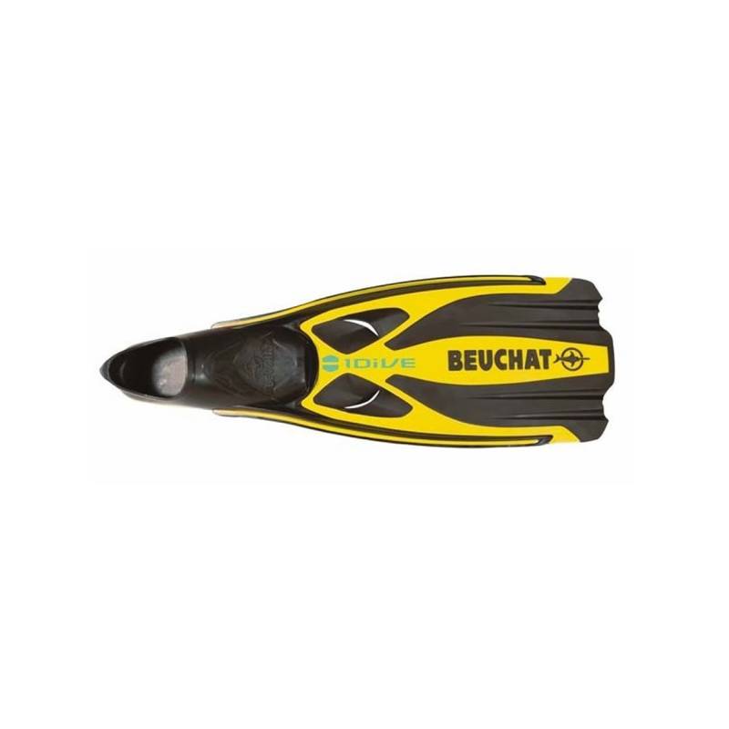 Beuchat 1Dive Full Foot Yellow Fins