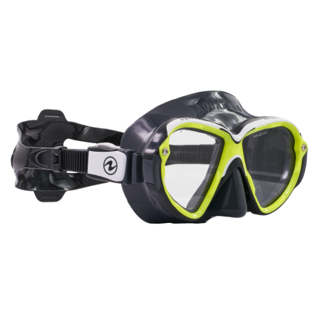 Aqualung Máscara Reveal Ultrafit M Negro / Amarillo