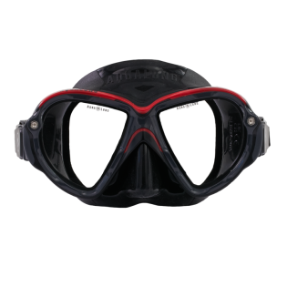 Aqualung Máscara Reveal Ultrafit S Negro / Rojo
