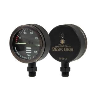 Tecline Pressure Gauge 52mm 300bar Black
