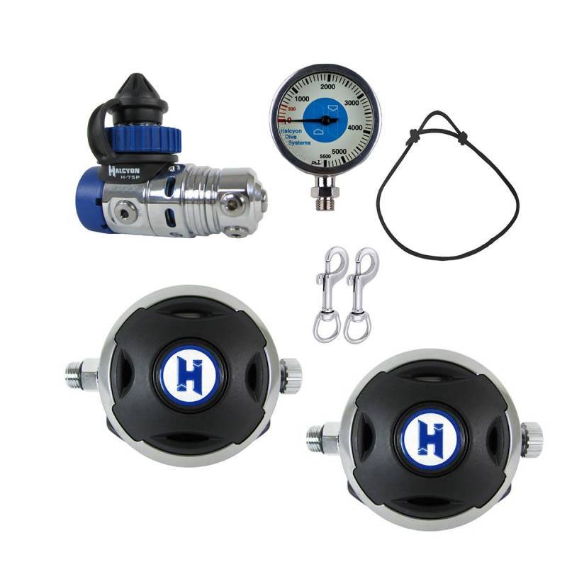 Halcyon H-75P Single Cylinder Regulator Package Halo / Halo