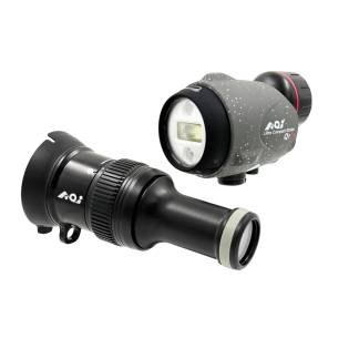 AOI Q1 Pack Ultra Compact Strobe (UCS-Q1i) Black + Snoot