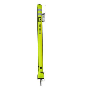 Bigblue Surface Marker Buoy 180cm Yellow