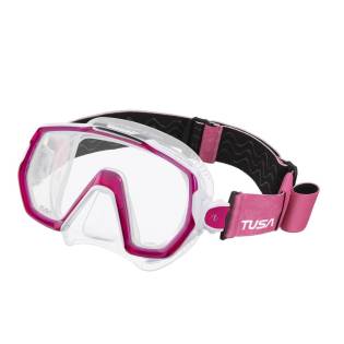 Tusa Máscara Freedom Elite FS Transparente / Rosa