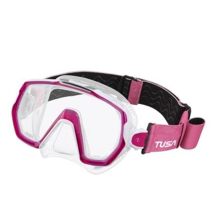 Tusa Máscara Freedom Elite FS Transparente / Rosa