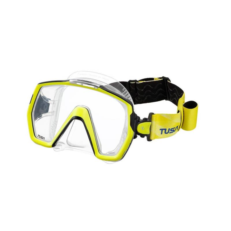 Tusa Máscara Freedom HD FS Transparente / Amarillo