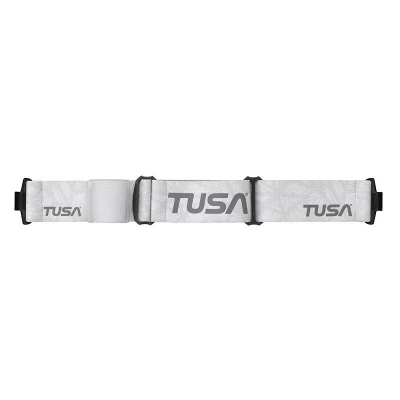Tusa Fabric Mask Strap White Quick Adjust