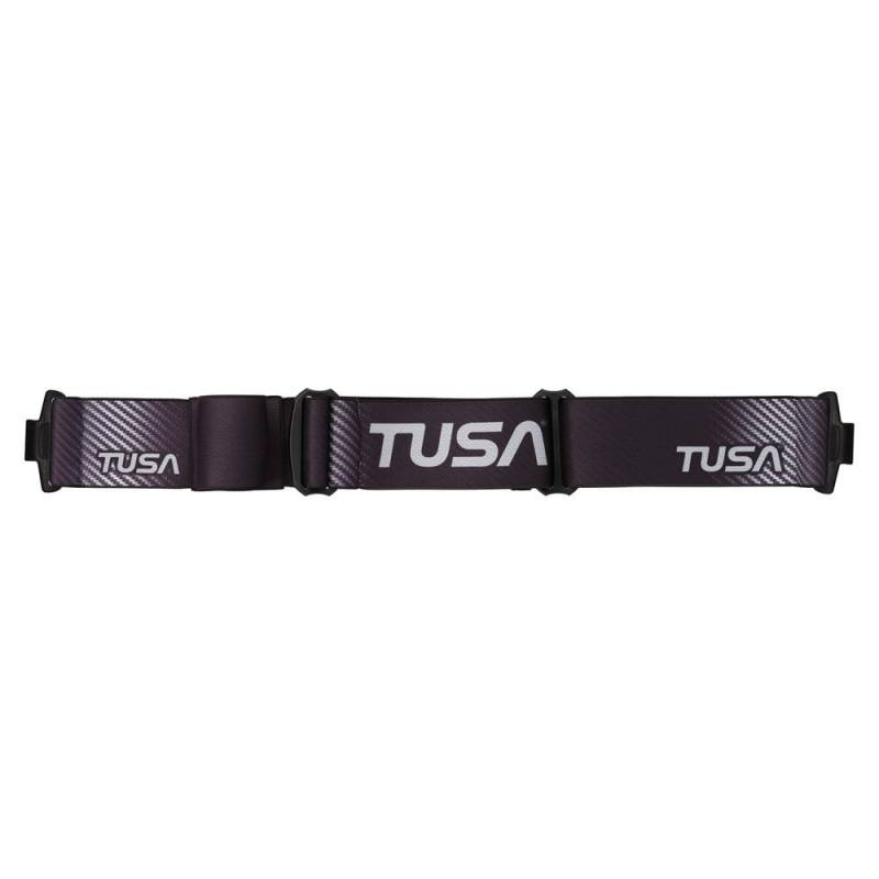 Tusa Fabric Mask Strap Black Quick Adjust