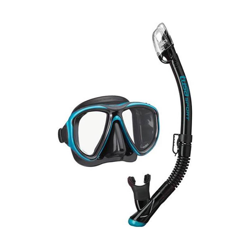 Tusa Set Powerview Mask + USP-250 Snorkel Blue