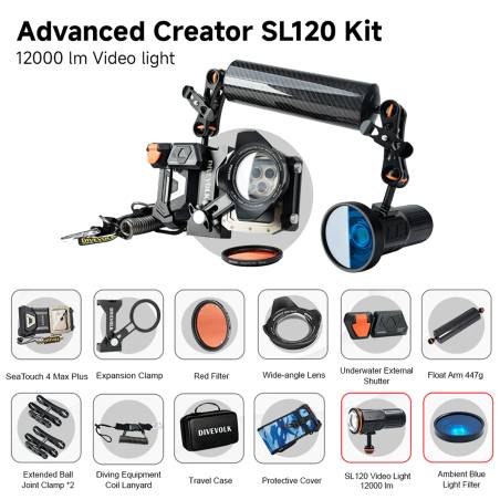 Divevolk Seatouch 4 Max Plus Kit Advanced Creator SL120