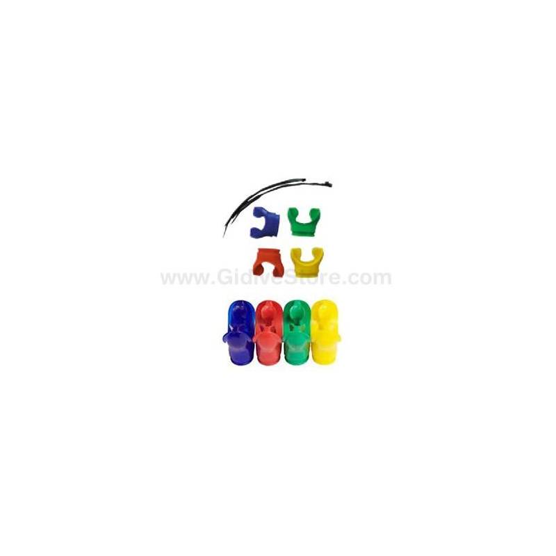 Apeks Boquillas Colores con Bridas (4un)