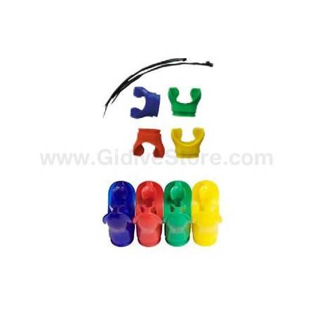 Apeks Boquillas Colores con Bridas (4un)
