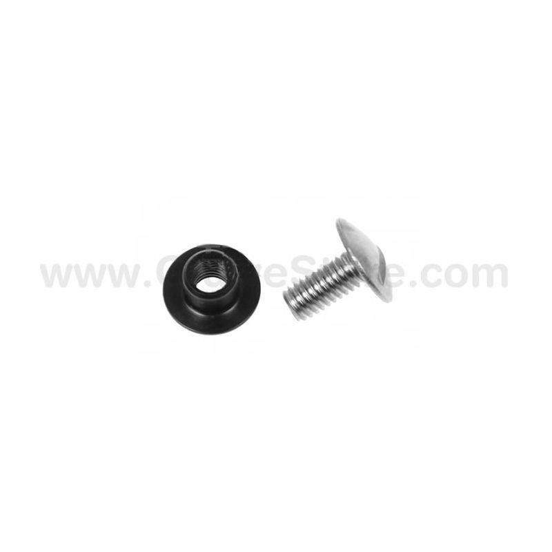 Tecline Tornillo Inox con Tuerca Delrin Largo